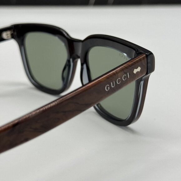 NEW GUCCI SUNGLASSES GG1523S 003 BROWN EYEWEAR - Picture 8 of 11